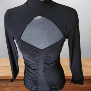 Elegant Black Long Sleeve Top